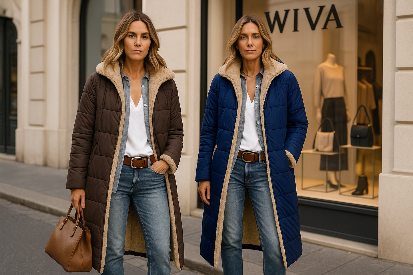 Modelle davanti boutique Wiva